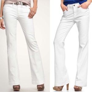 Gap 1969 Long and Lean White Jeans